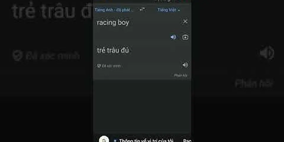 Racing boy google dịch