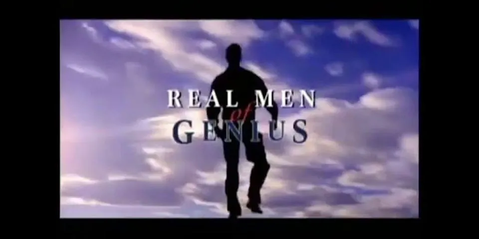 real men of genius là gì - Nghĩa của từ real men of genius