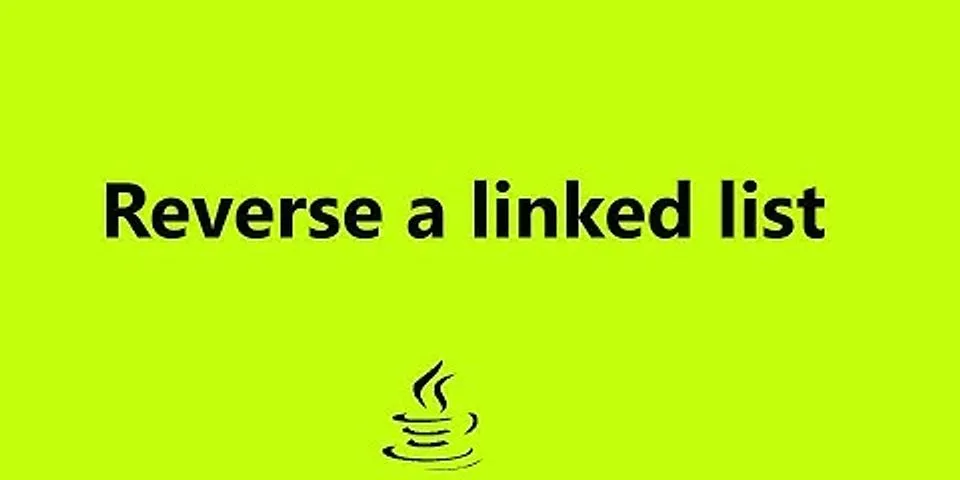 Reverse a linked list hackerrank solution java