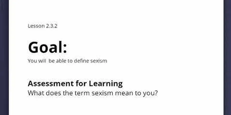 sexism là gì - Nghĩa của từ sexism