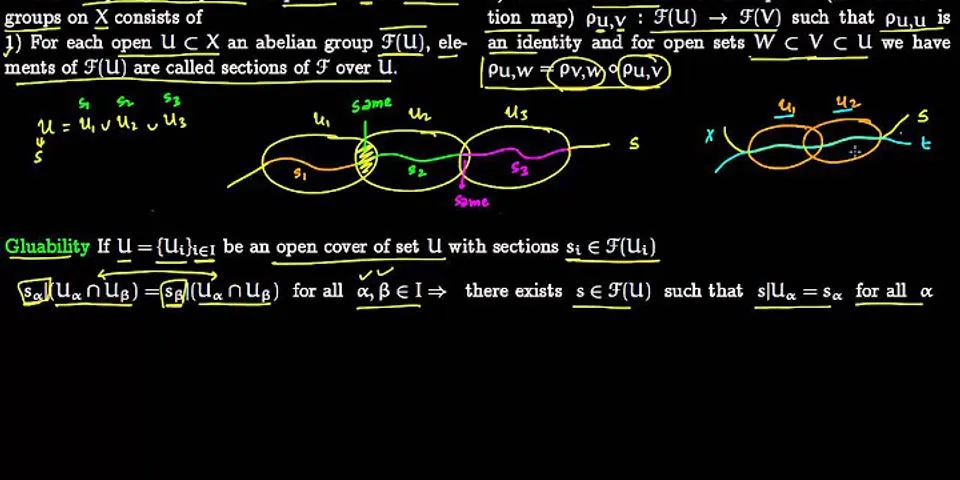 Sheaves in algebraic topology