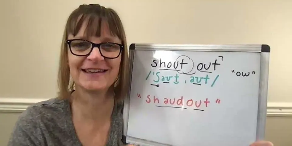 shout out to là gì - Nghĩa của từ shout out to