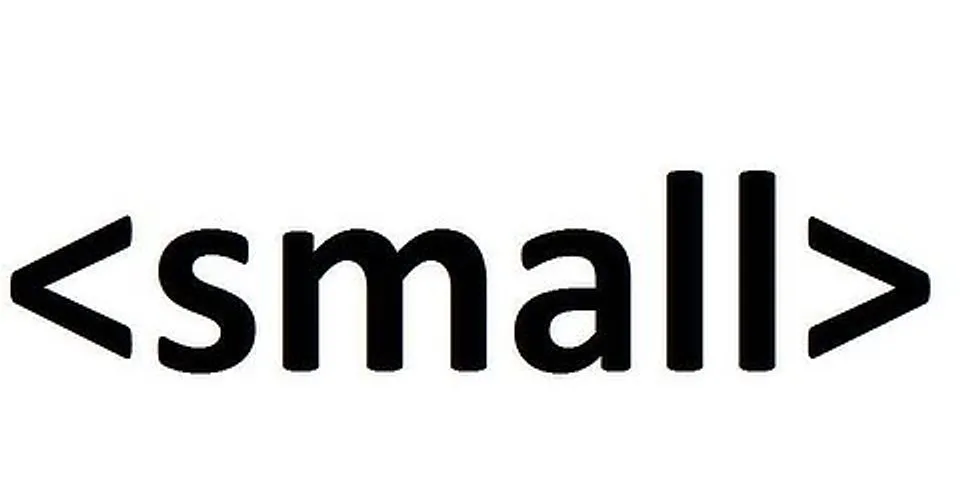 small text là gì - Nghĩa của từ small text