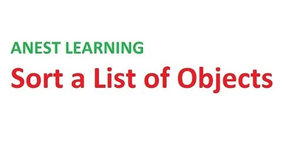 sort-list-of-objects-in-java