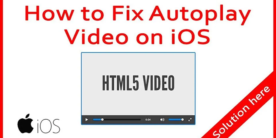 Stop video autoplay Safari iOS 14