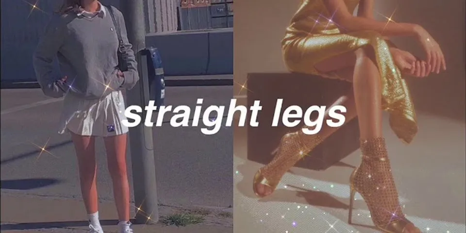 straight legs là gì - Nghĩa của từ straight legs