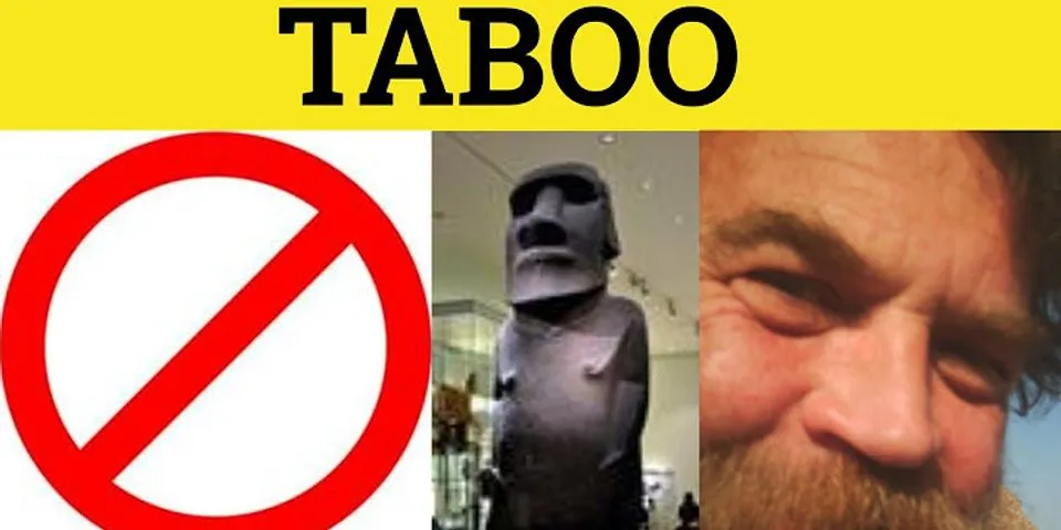 tabo là gì - Nghĩa của từ tabo