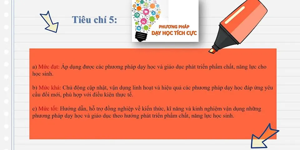 Tác phong lề lối làm việc của người giáo viên