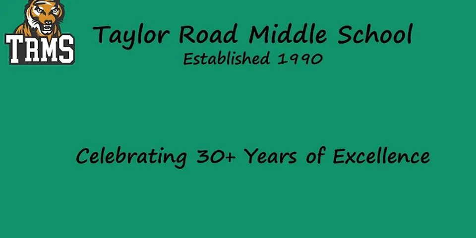 taylor road middle school là gì - Nghĩa của từ taylor road middle school