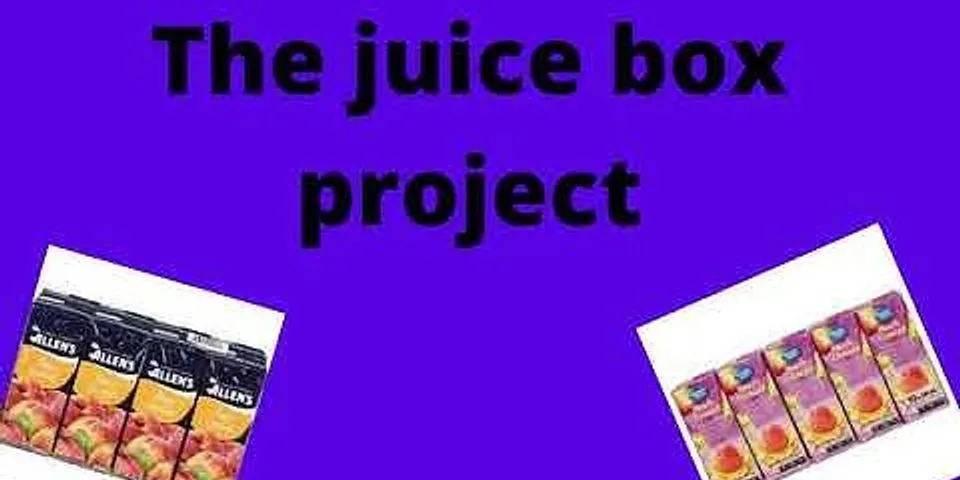 the juice box là gì - Nghĩa của từ the juice box