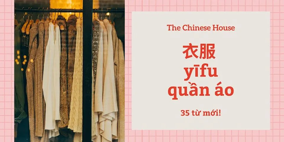 Váy tiếng Trung là gì