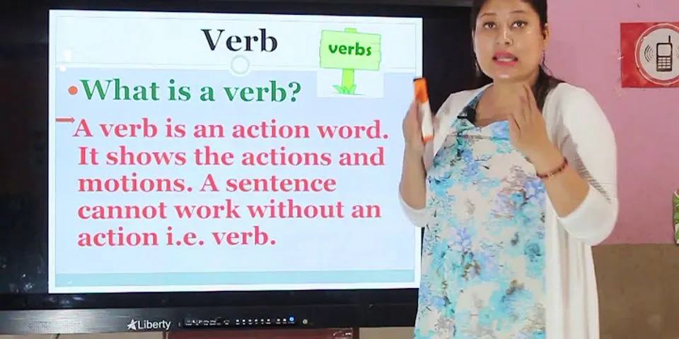 verb là gì - Nghĩa của từ verb