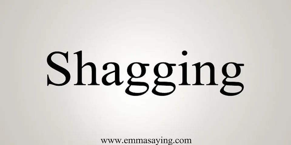 what is shagging là gì - Nghĩa của từ what is shagging