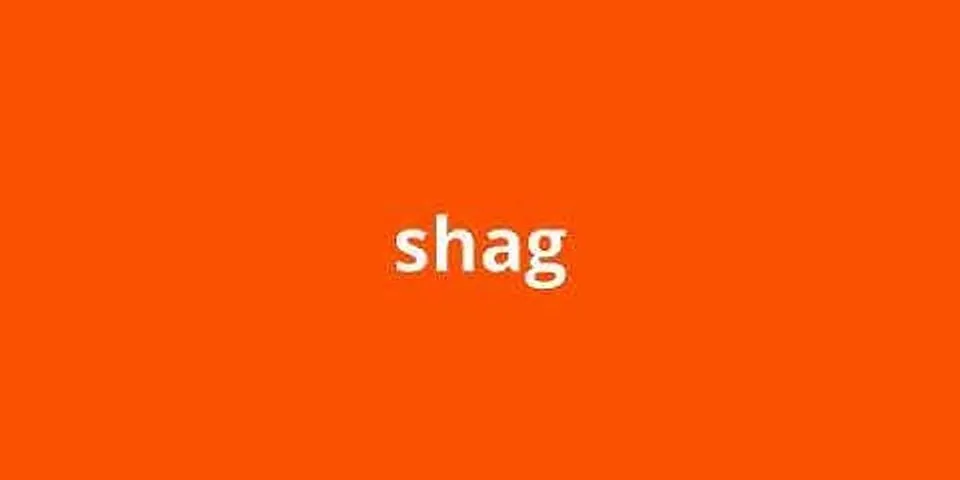 whats a shag là gì - Nghĩa của từ whats a shag