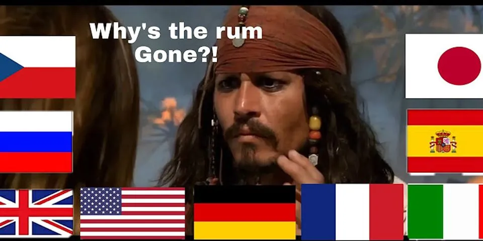 why is the rum gone là gì - Nghĩa của từ why is the rum gone