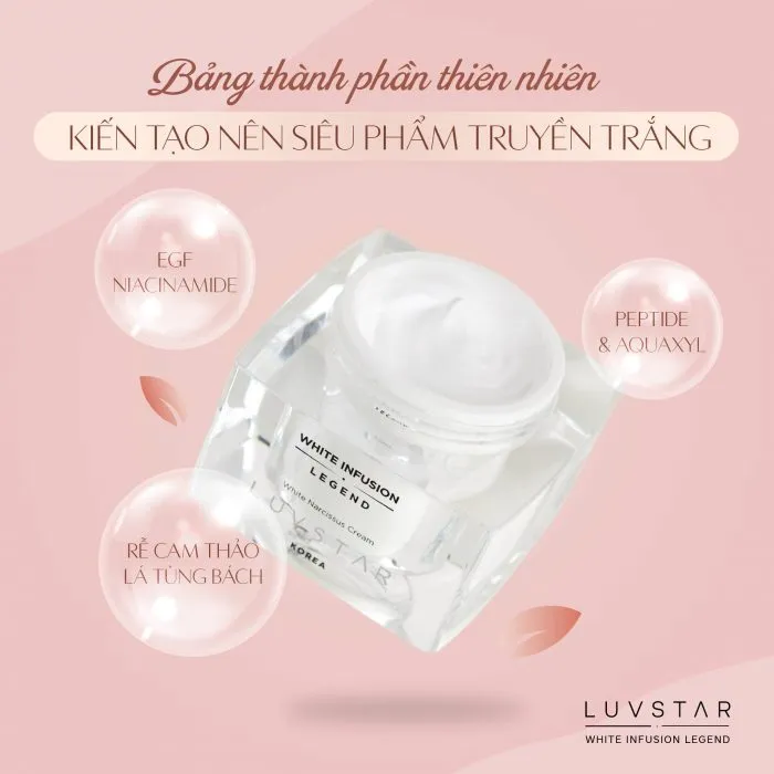 Kem dưỡng Luvstar White Narcissus Cream