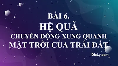 Trắc nghiệm Địa Lí 10 Bài 6 (có đáp án): Hệ quả chuyển động xung quanh Mặt Trời của Trái Đất